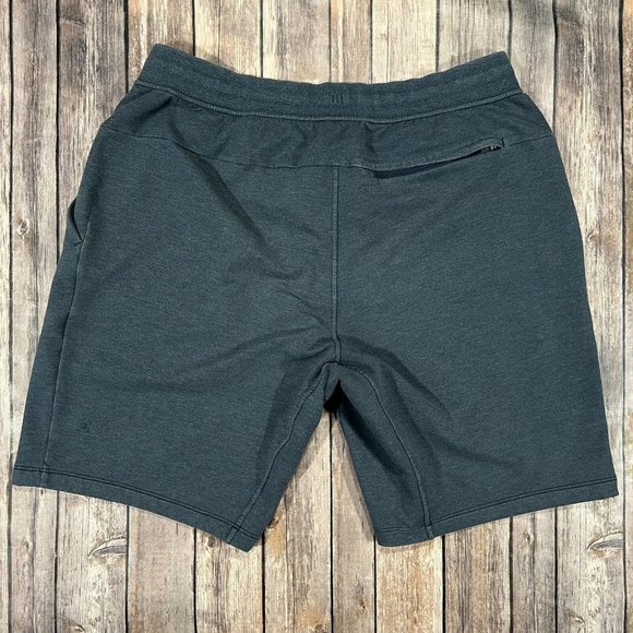 Lululemon City Sweat Shorts XL Mens 9.5" Blue Drawstring Performance M7A74S - Picture 2 of 7
